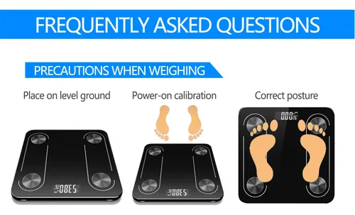 Báscula Corporal Bluetooth, Báscula Electrónica, Báscula De