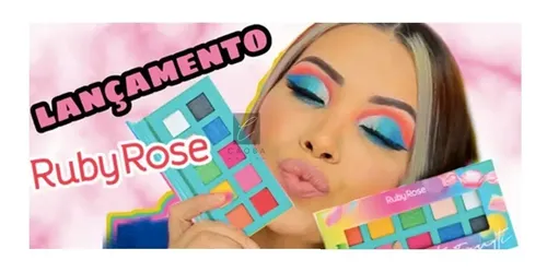 Paleta De Sombras 10 Tonos Tutti Frutti Ruby Rose Original