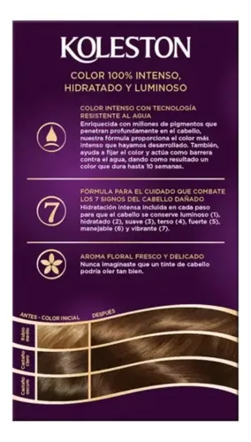 Kit Tintura Koleston Permanente Castaño Claro 50 Wella