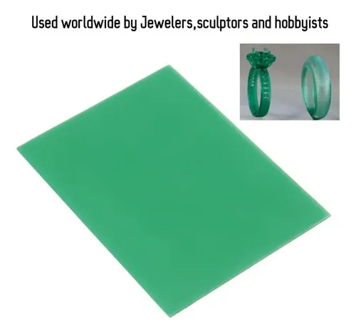 Cera Verde Modelado Profesional Para Joyas 1 2mm