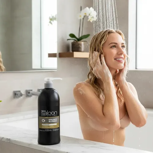 Shampoo Issue Saloon Golden Blonde Pigmento Amarillo 1000ml