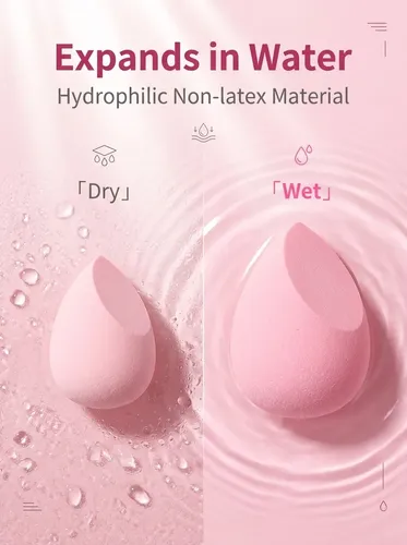 Esponjas De Belleza Ligeras Y Saltarinas En Múltiples