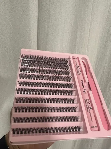Kit Extensiones De Pestañas +ventilador+cepillo+pegamento