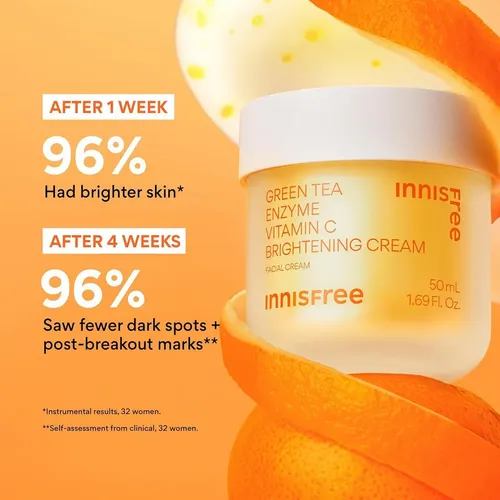 Crema Iluminadora de Vitamina C Innisfree para Rostro con FPS 36