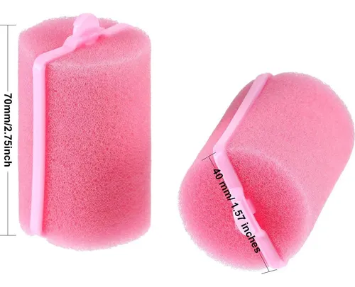 Rulos De Espuma Geyoga 18 Piezas Rosa 4.06×7.11cm