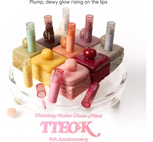 Gloss Labial Rom&nd Glasting Color Mini 9 Tonos Brillo Hoch