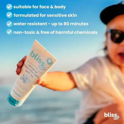 Protector Solar Infantil Spf 30 Bliss Mineral Vegano