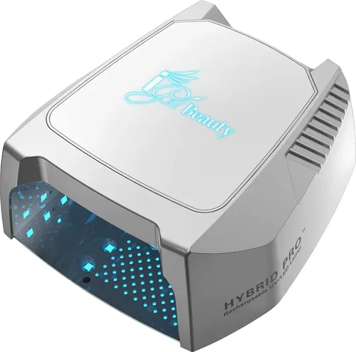 Lámpara Uv/led Recargable Inalámbrica Plateada