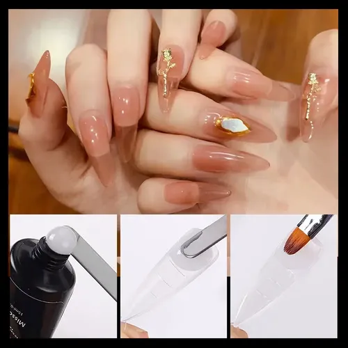 Kit Poligel Capsulas Dual System Uñas Acrílicas Gel Uv Clear