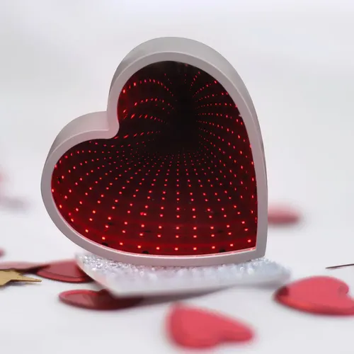 Lámpara De Espejo Home Desktop Light 3d Love Heart Design M