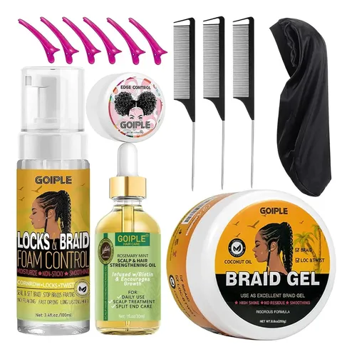 Kit De Productos Para Trenzas Y Locs Goiple
