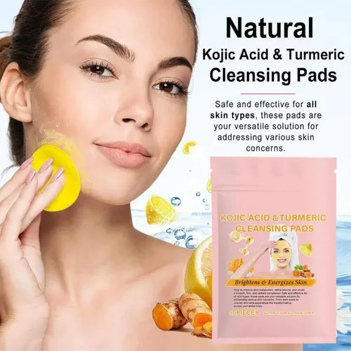 1 Bolsas De Almohadillas Limpiadoras De Cúrcuma Natural