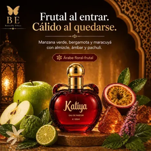 Perfume Arabe Con Feromonas Mujer Katiya Oud Ind Nacional