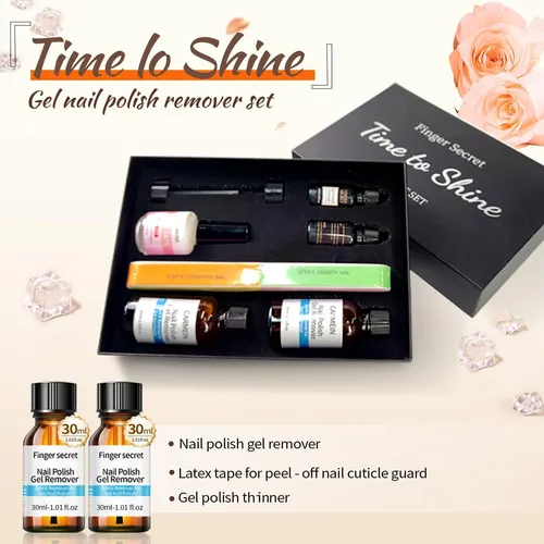 Set Removedor De Gel Para Uñas De Carmein 2×30 Ml