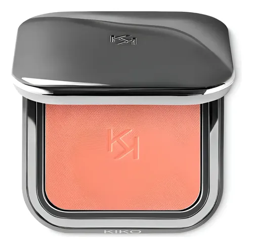 Rubor Kiko Milano En Polvo Compacto Tono Del Maquillaje 08 Universal Peach