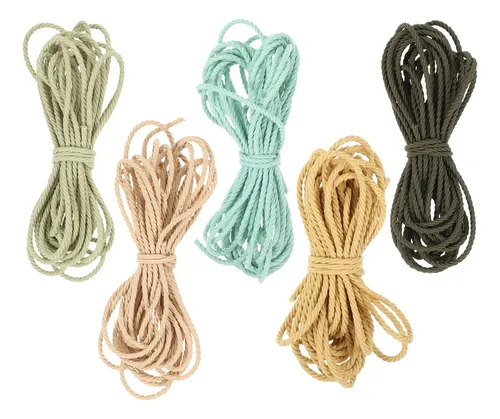 5 Pzs Ligas Elásticas Coloridas Para Cabello Colorful (multi-color) Solid