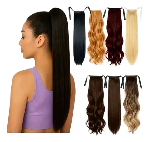 Extension Ponytail Cola De Caballo Sintéticas Marron 6a Lacio