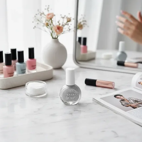 Esmalte Violetta Cosmeticos Top Coat Destellos
