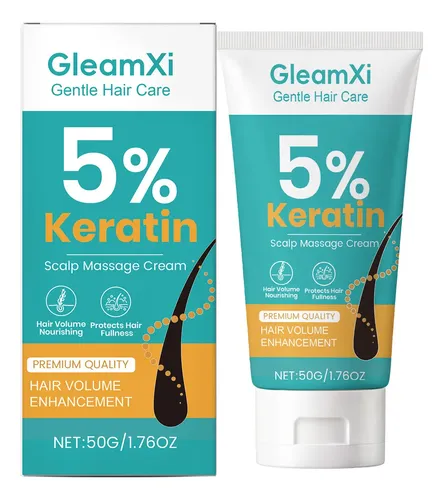 Crema Hidratante Para El Cuero Cabelludo Con Queratina Gleam