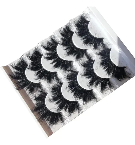Pestañas Postizas 25mm Lux Gmagictobo Lujo 5 Pares