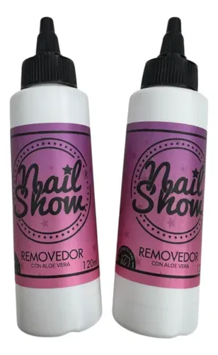 Removedor De Semi Nail Show Con Aloe Vera 120ml