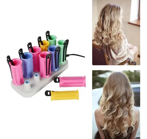 – Rodillos Eléctricos For El Cabello Con Calefacción,