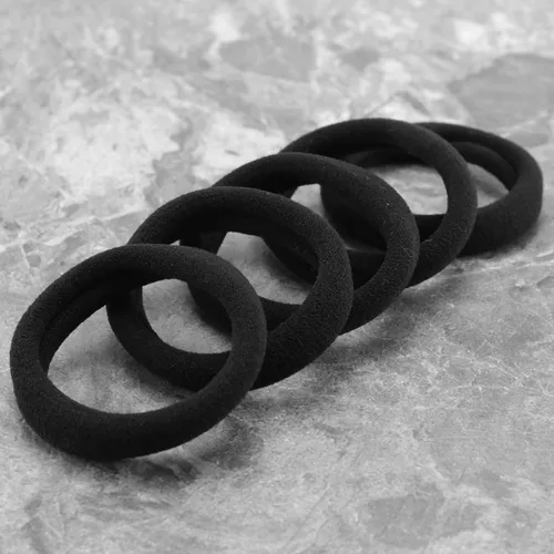 5 Soportes Para Coletas Con Banda Elástica Negra