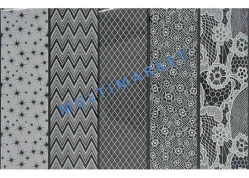 Láminas De Papel Foil Para Deco Uñas Esculpidas Naturales