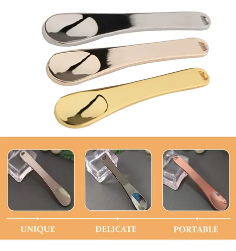 Set De 3 Espátulas Para Maquillaje Y Crema Facial