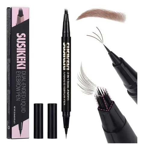 Pen Líquido Para Cejas 2 En 1 Susikeki Brown