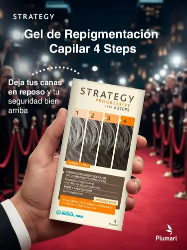 Gel De Repigmentación Capilar Strategy Plumari 4 Steps