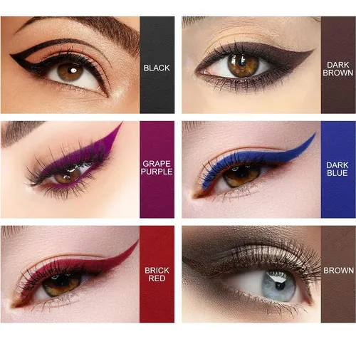 Conjunto De Lápices De Eyeliner 14 Colores Ownest 14 Colores