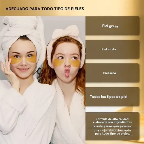 Ly Parche For Ojeras Oculares 24k Máscaras De Colágeno