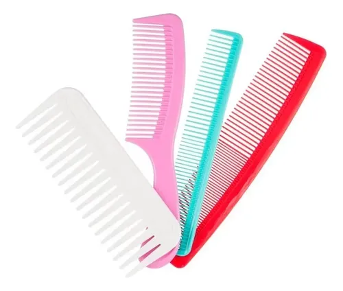 Set De Peines Para El Pelo Cabello Kit Combo X 4 Unidades