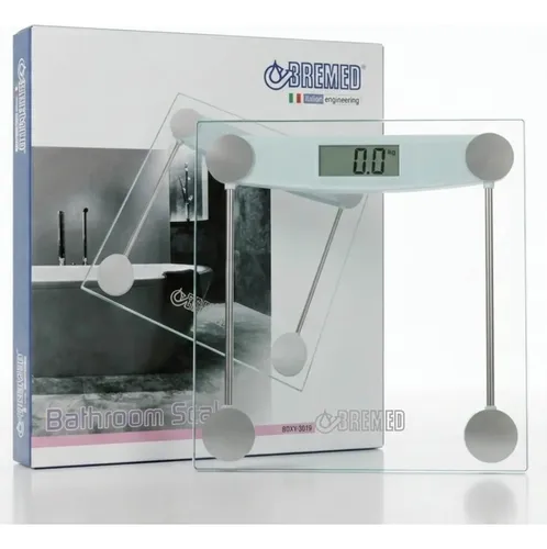 Balanza Digital Baño Lcd Personal Corporal 180kg Bremed 3019