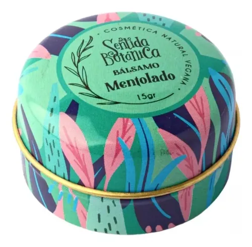 Bálsamo Labial Vegano Mentolado Sentida Botánica X 15gr