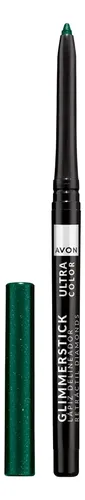 Lapiz Delineador Retráctil Ojos Glimmerstick Diamonds- Avon® Acabado Ultra Brillante Color Emerald Glow