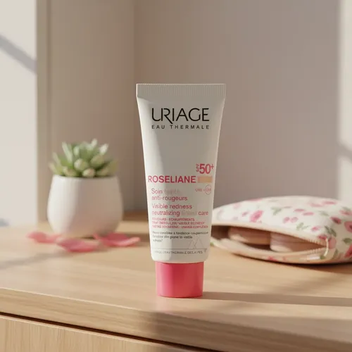 Uriage Roseliane Cc Cream Facial Spf50 Antirojeces Calmante