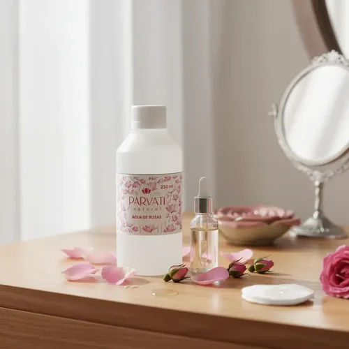 Agua De Rosas Pura Y Natural 250 Ml Uso Cosmetico