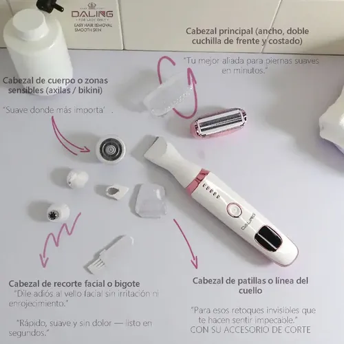 Depiladora Eléctrica 5 En 1 Y 1 Depiladora Cejas Mujer Cejas