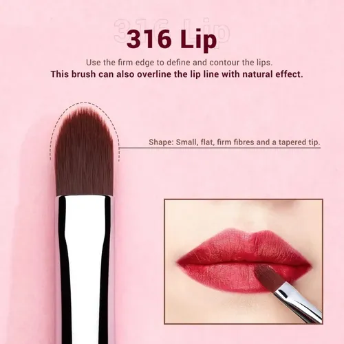 Jessup Kit, 5 Piezas, Pinceles Para Maquillaje De Labios, T3