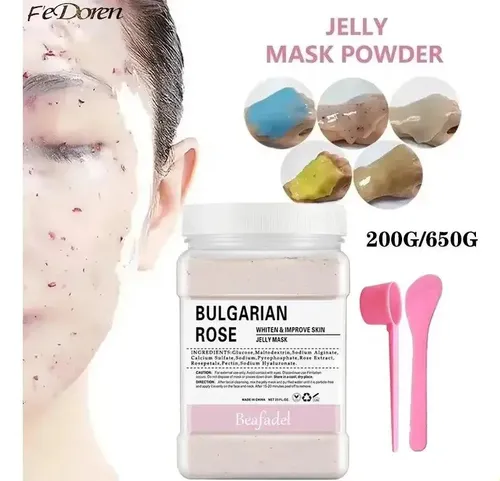 Mascarilla Facial De Colágeno Gelatinosa Hidratante Y Reafir