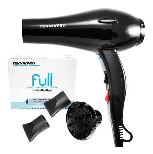 Secador De Pelo Profesional Teknikpro 5000 Full Technology