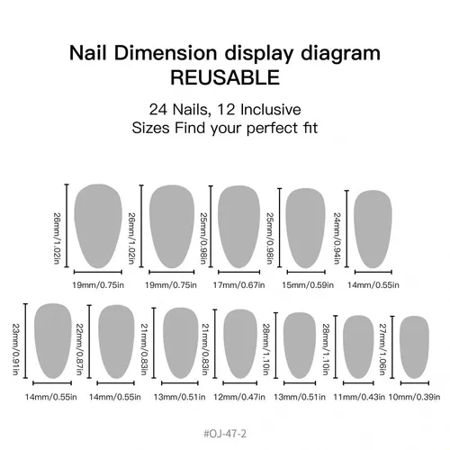 24 Piezas De Uñas A Presión, Pegatinas 3d Para Uñas