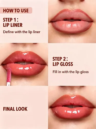 Lápiz Delineador De Labios Y Gloss Sheglam 2 En 1