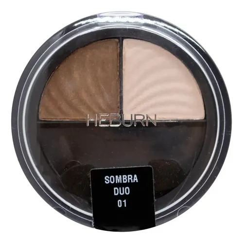 Heburn Sombra Compacta Duo Ojos Maquillaje Profesional 314 Color 01