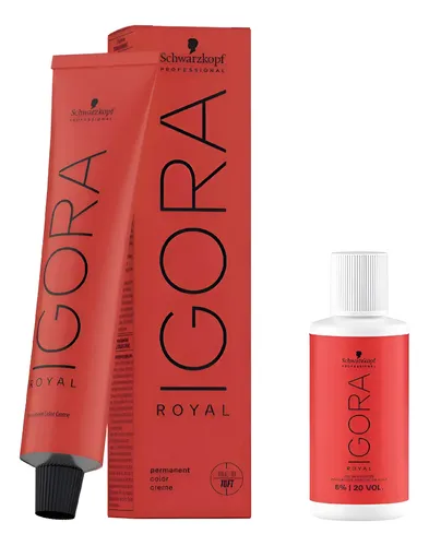 Kit Igora Royal 1 Tintura + 1 Oxidante 20vol Schwarzkopf