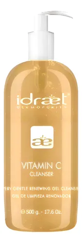 Vitamin C Cleanser Idraet X 500gr. Gel De Limpieza Grande.