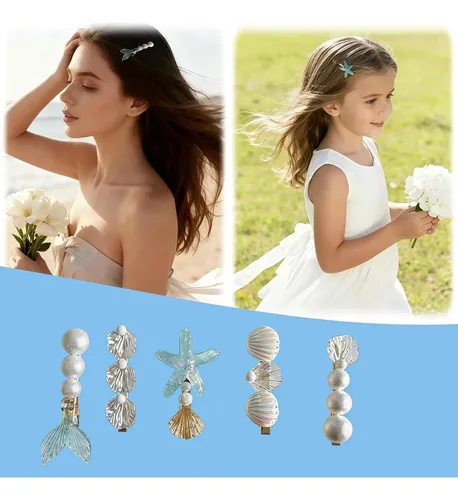 We 5pz Moños For El Pelo Con Forma De Estrella De Mar De Zx