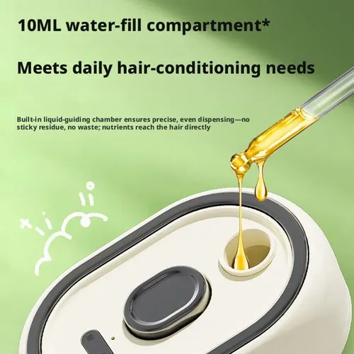 Peine Eléctrico Masaje Aire Y Rociador Cabello Cuero
